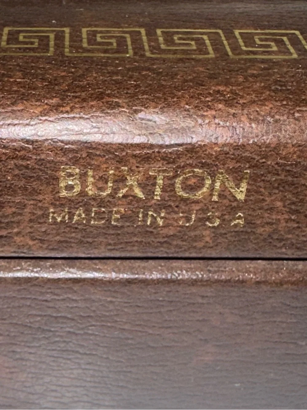 Vtg Buxton Jewelry/Accessories Box